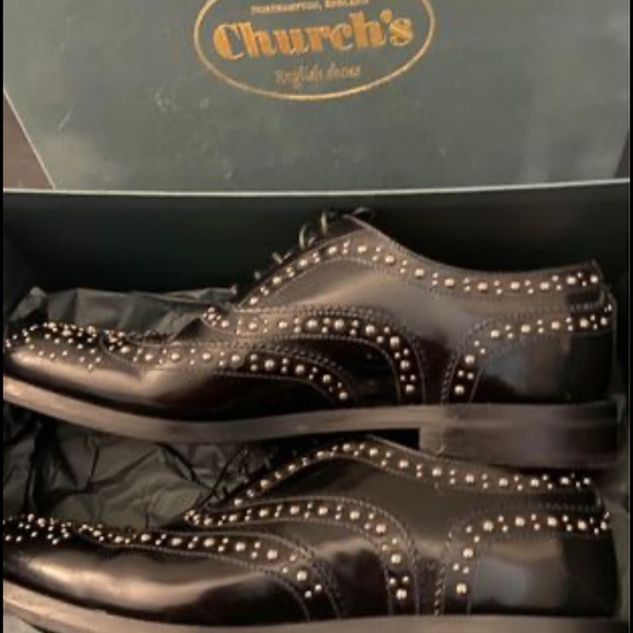 Church’s black leather shoes US size 7, EU size 37 - Picture 3 of 6